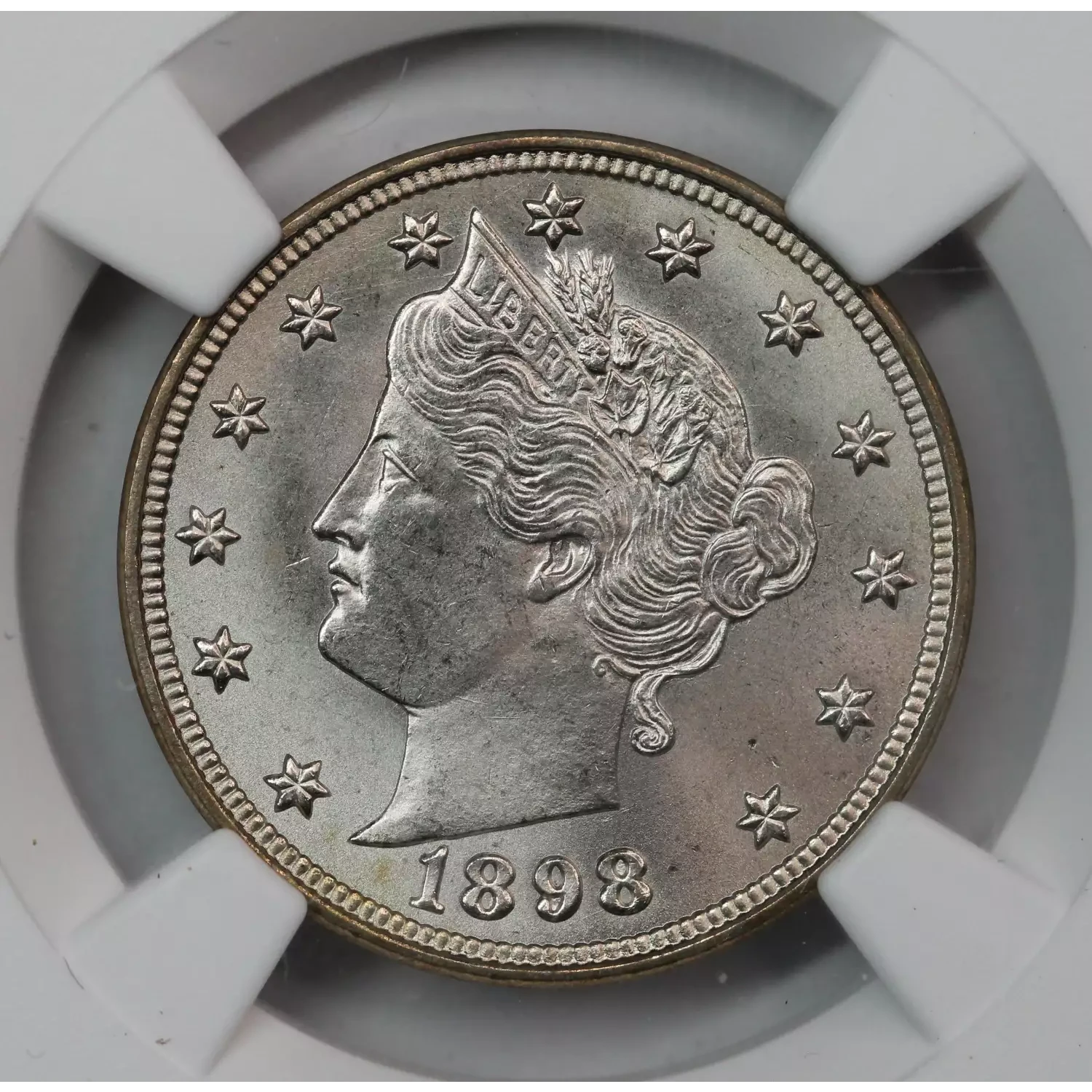 1898 Liberty Nickel NGC MS-66