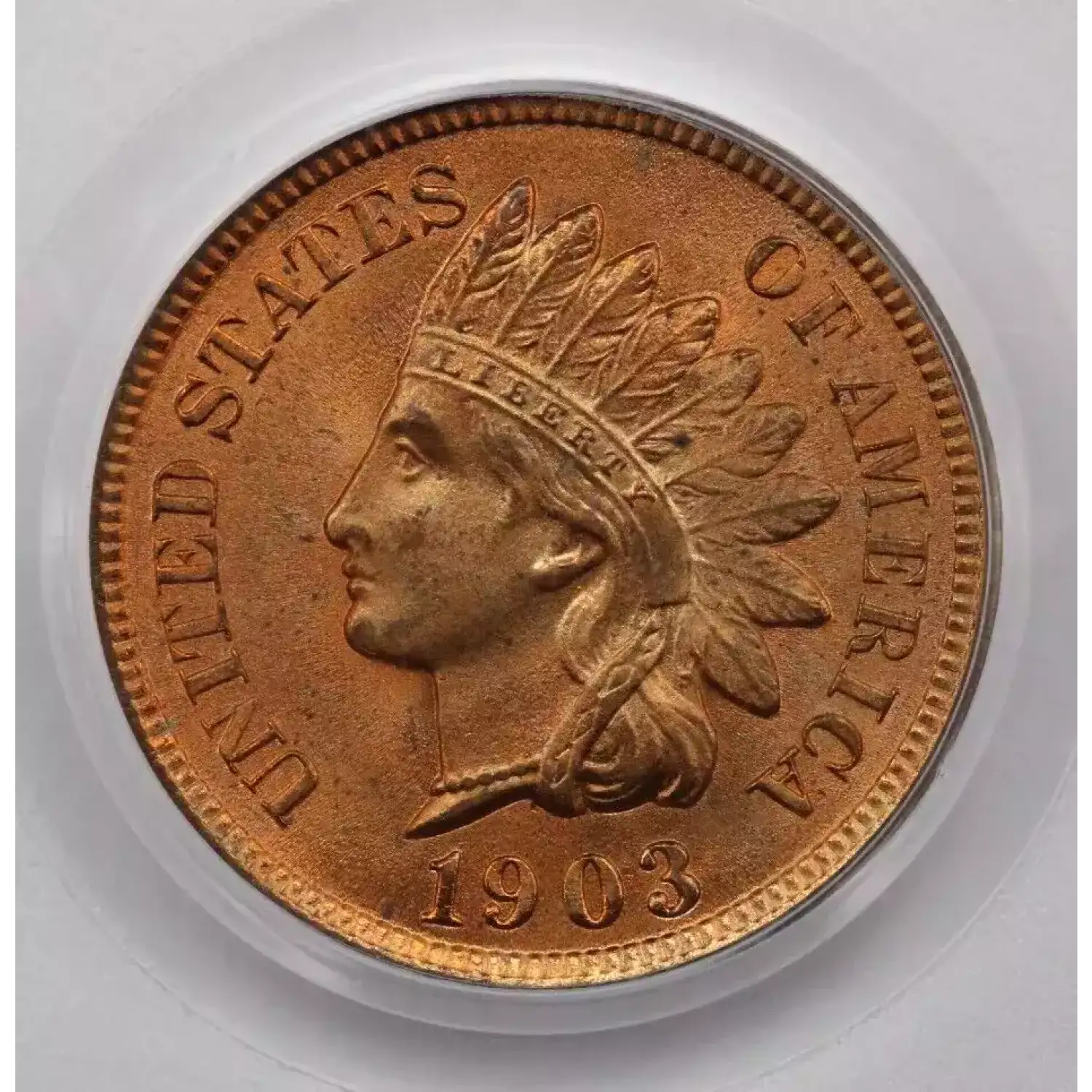 1903 Indian Cent PCGS MS-65 RD