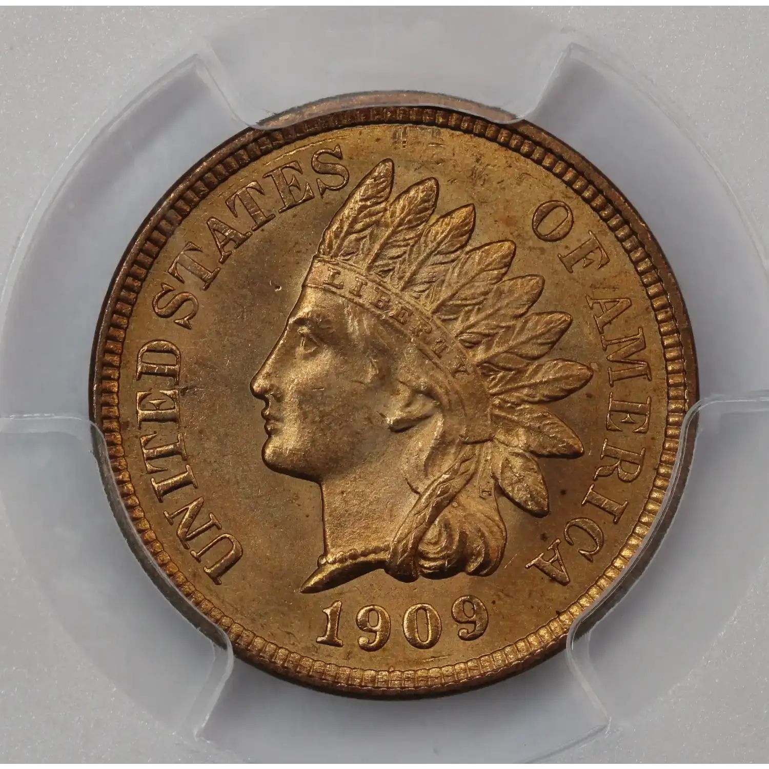 1909 Indian Cent PCGS MS-66 RD Indian
