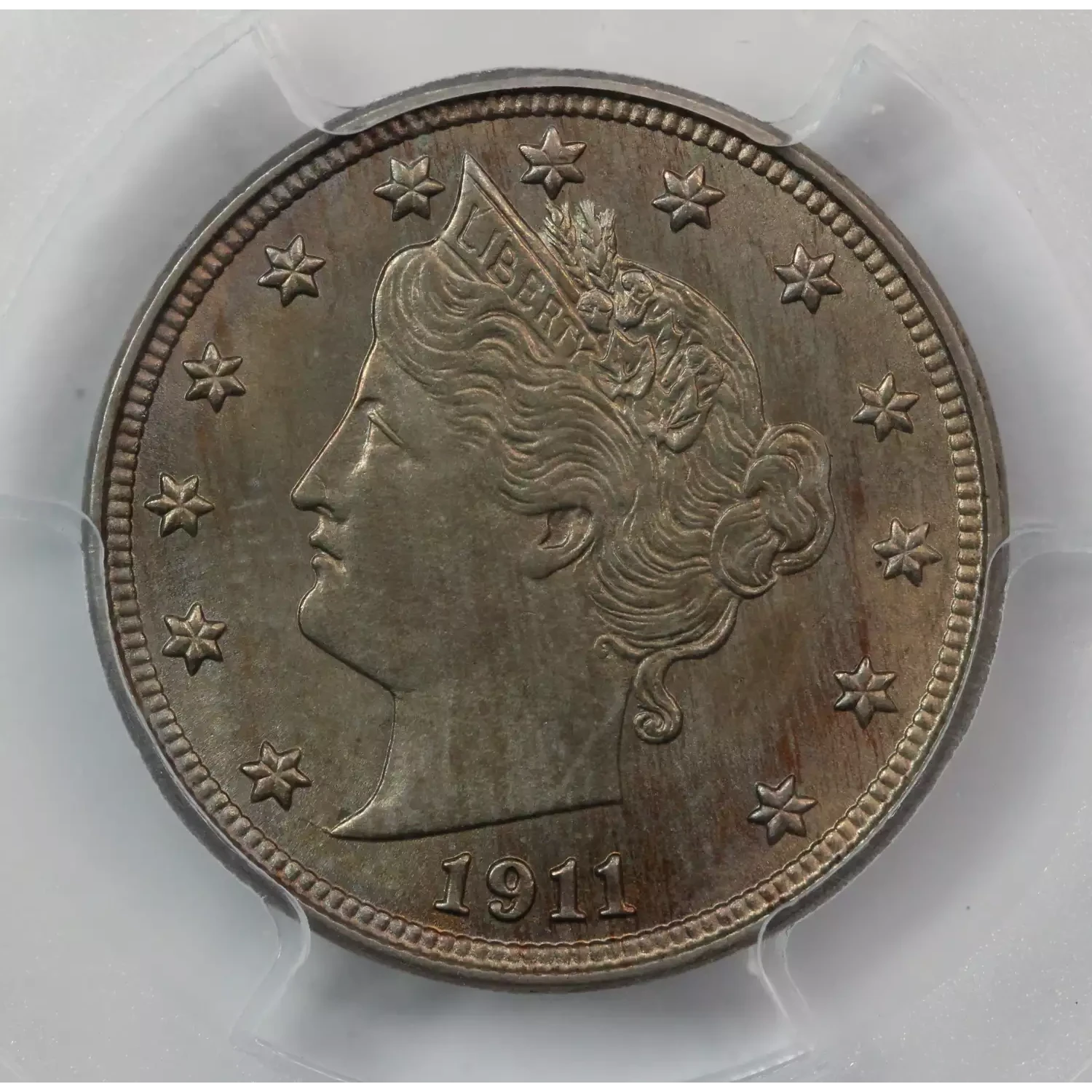 1911 Liberty Nickel PCGS MS-66