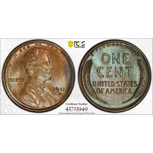 1913-S 1C, RB