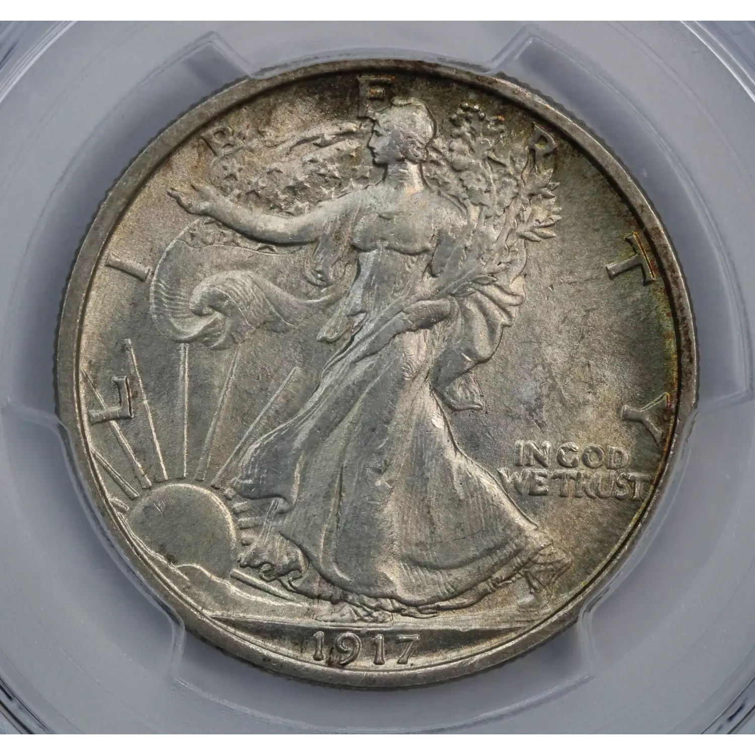 1917 Walking Liberty Half Dollar PCGS MS-64