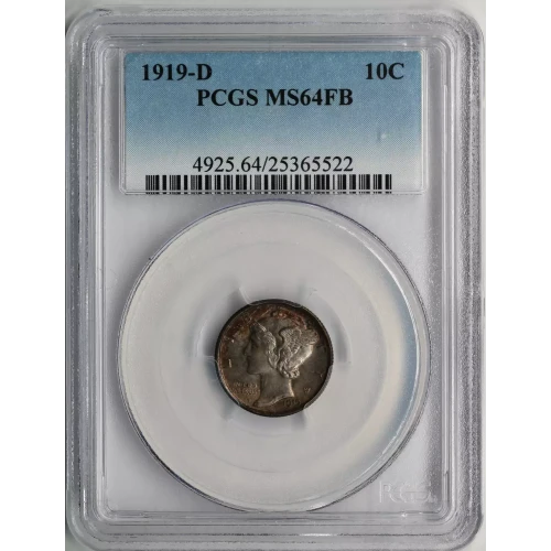 1919-D 10C, FB (5)