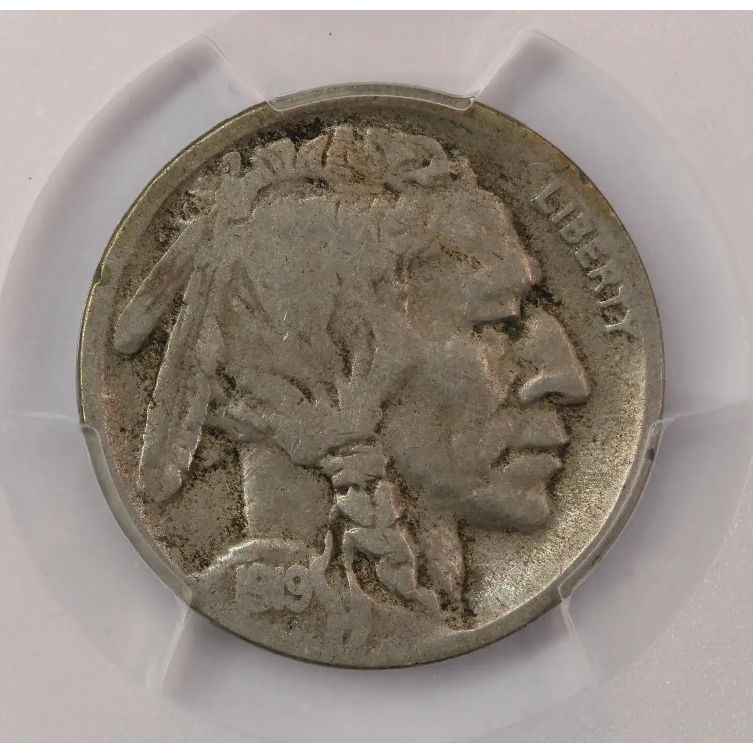 1919-D Buffalo Nickel PCGS VG-10