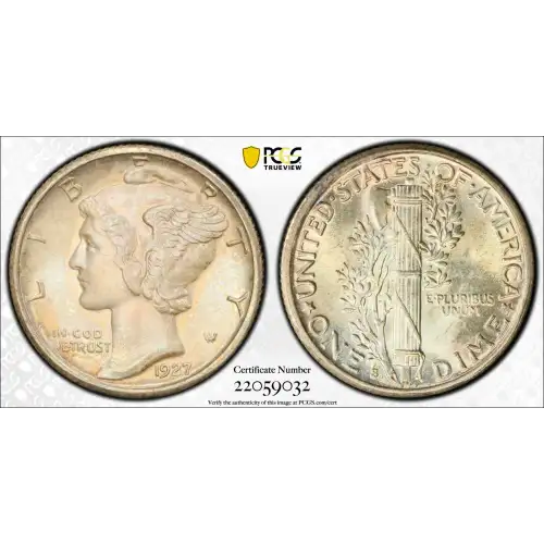 1927-S 10C, FB