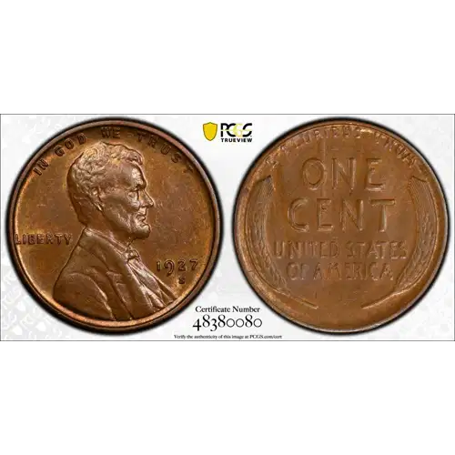 1927-S 1C, BN