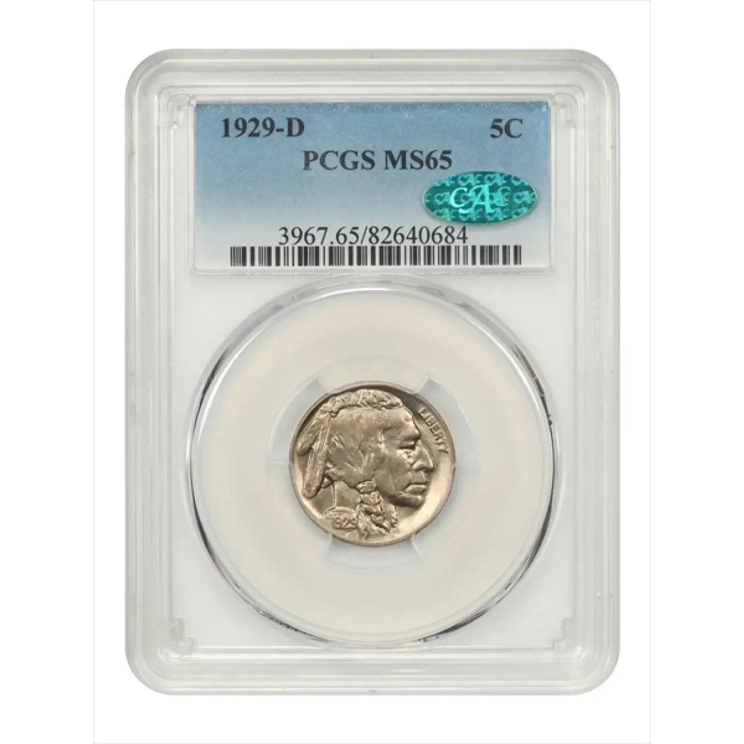 1929-D Buffalo Nickel PCGS MS-65 CAC