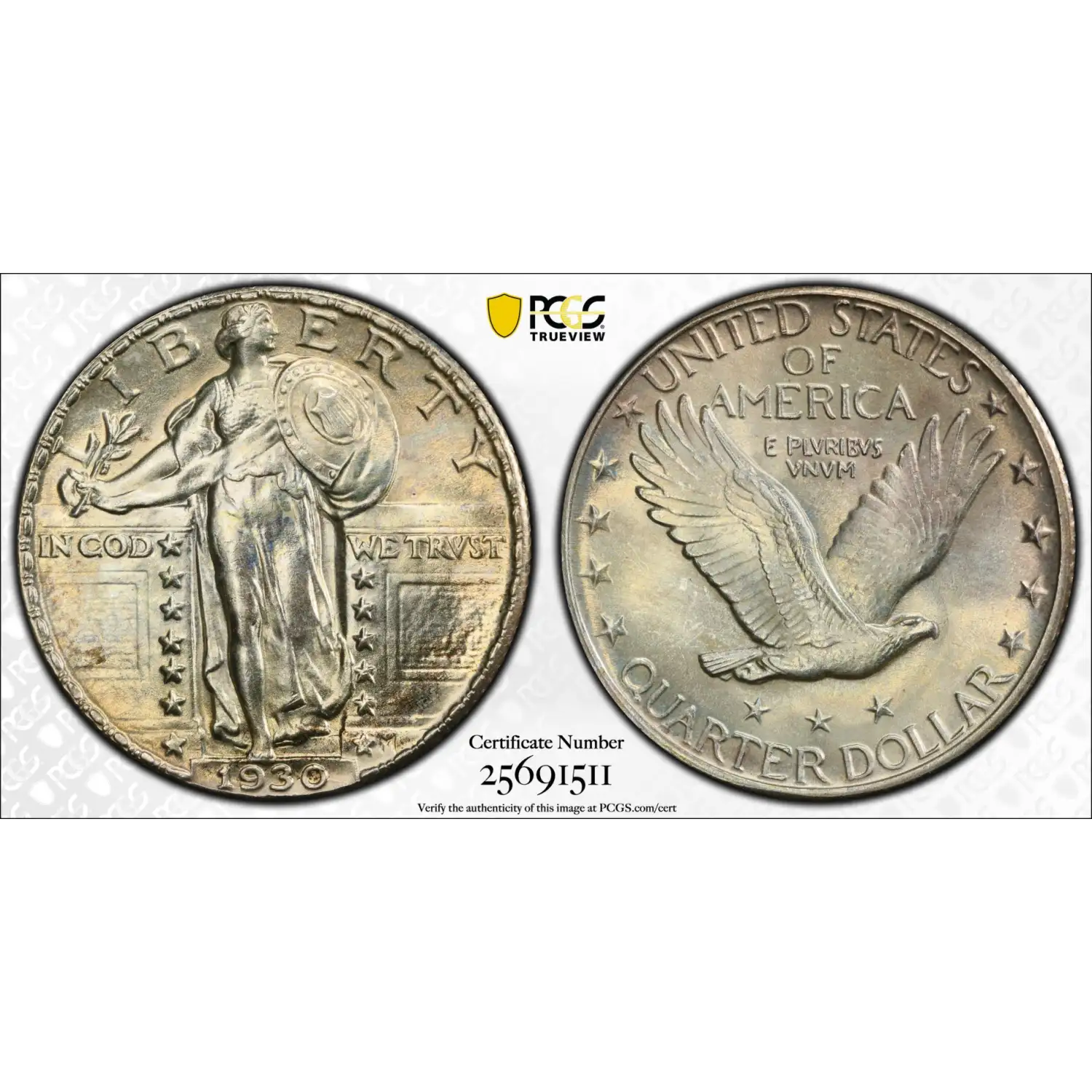 1930 Standing Liberty Quarter PCGS MS-66 FH