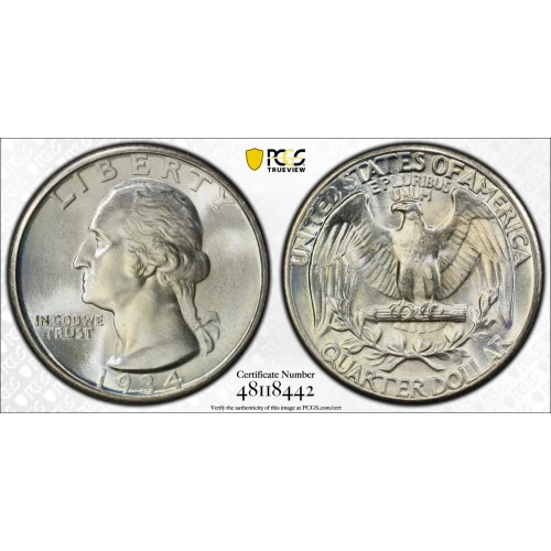 1934 25C Medium Motto