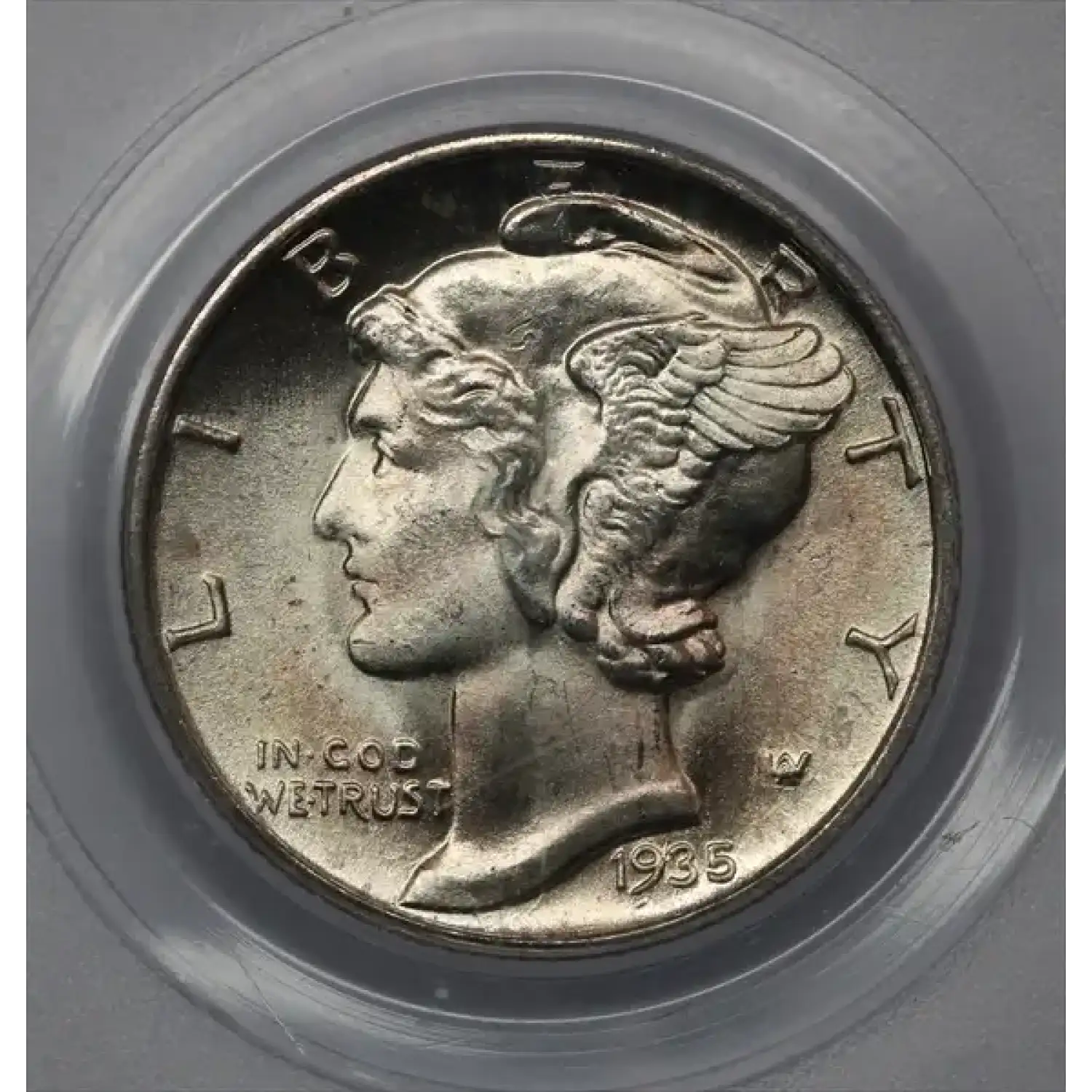 1935-S Mercury Dime PCGS MS-65 FB