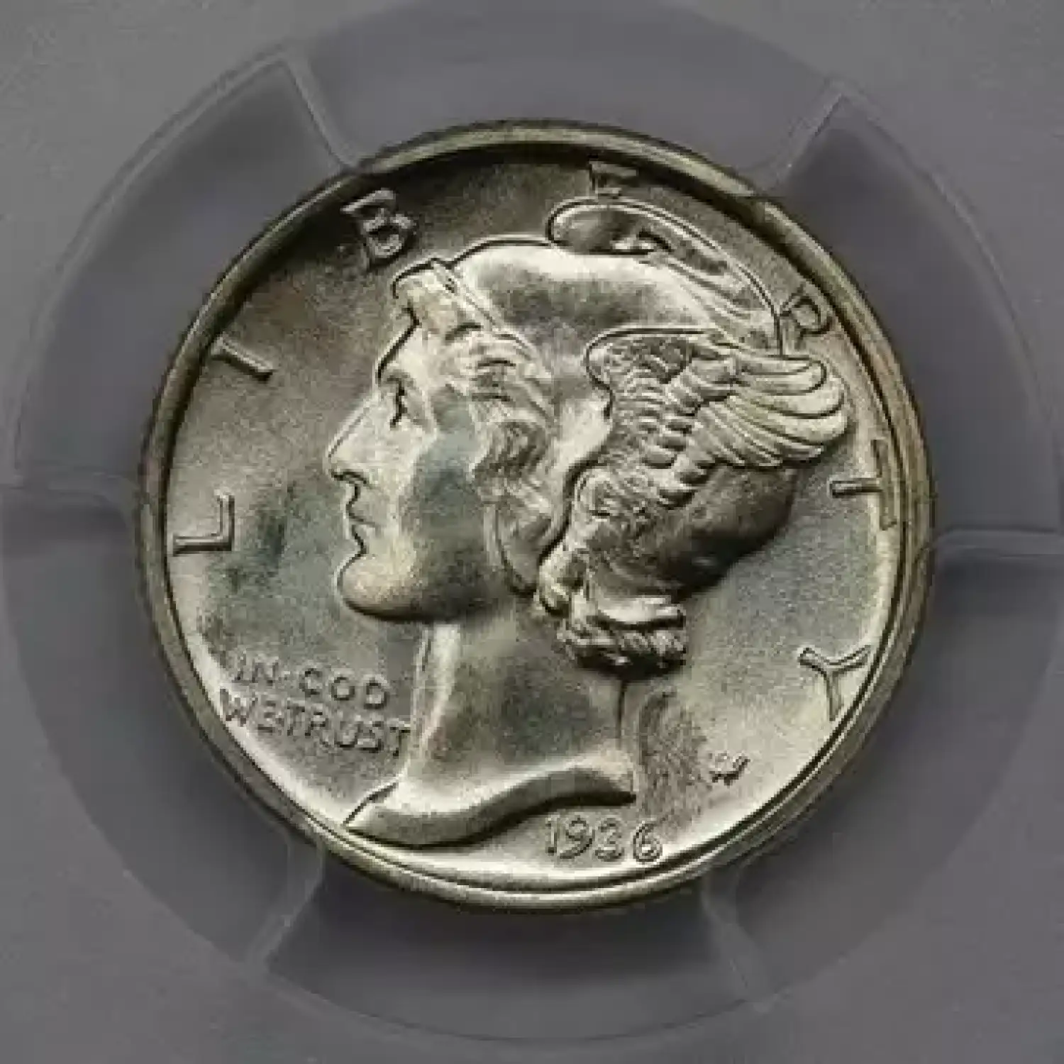 1936 Mercury Dime PCGS MS-65 FB