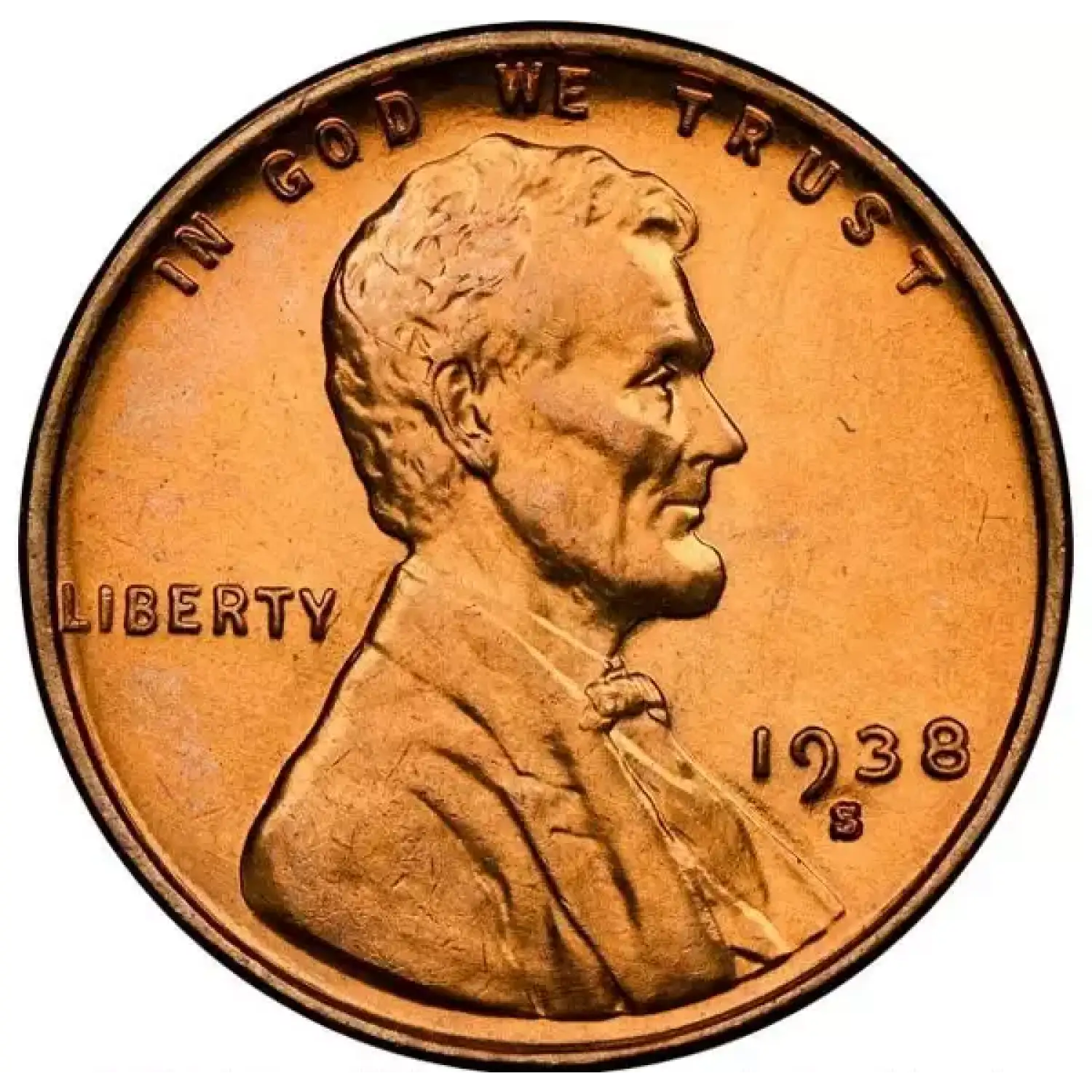 1938-S Lincoln Cent NGC MS-67 RD