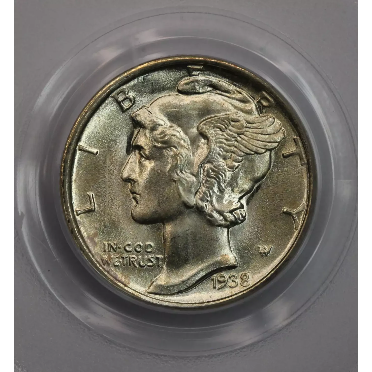1938-S Mercury Dime PCGS MS-67 FB