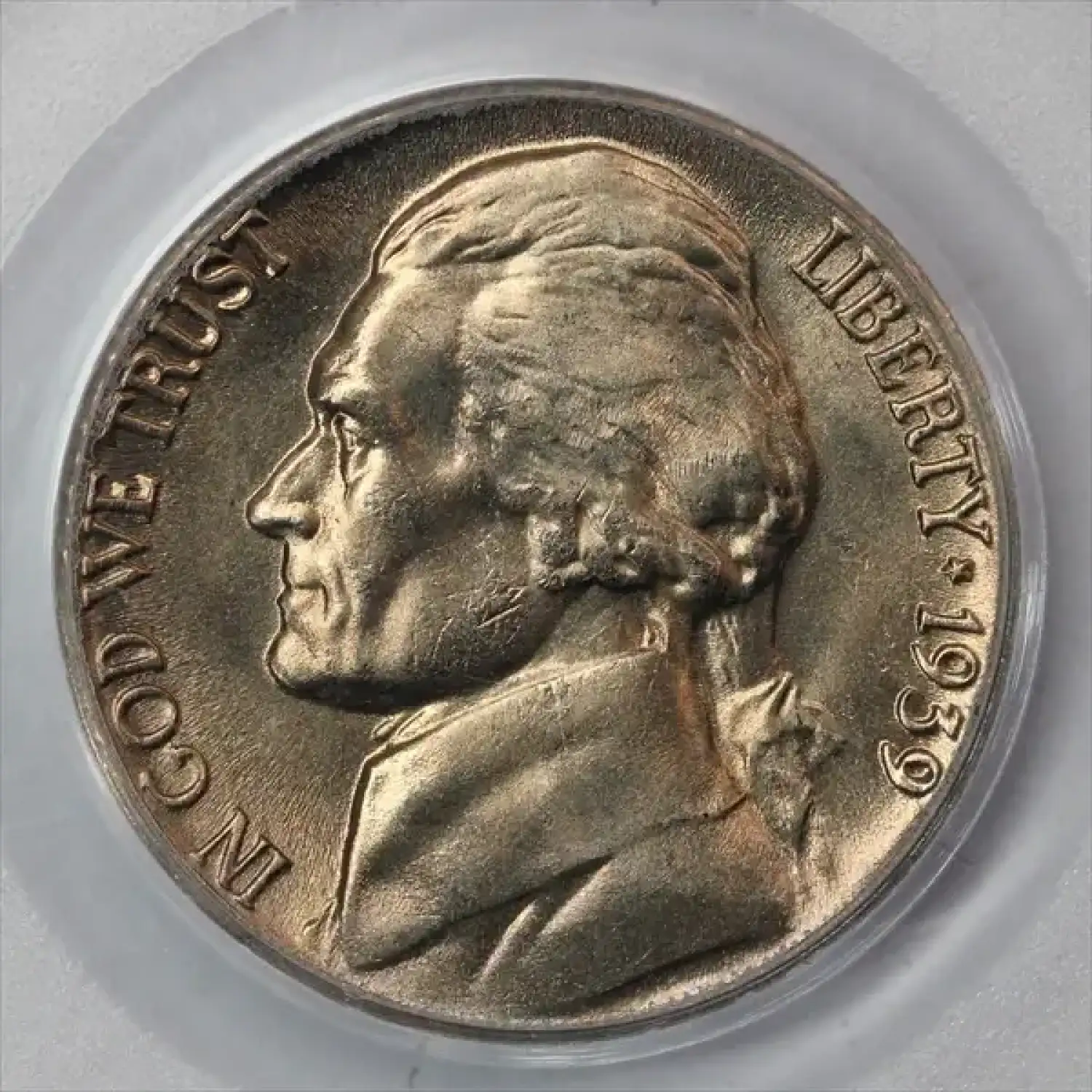 1939 Jefferson Nickel PCGS MS-65 Reverse of 1940