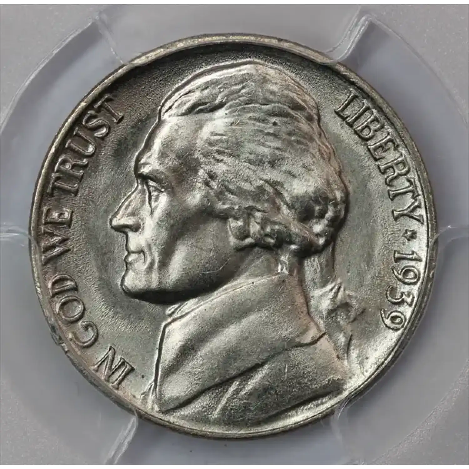 1939 Jefferson Nickel PCGS MS-65 Reverse of 1940