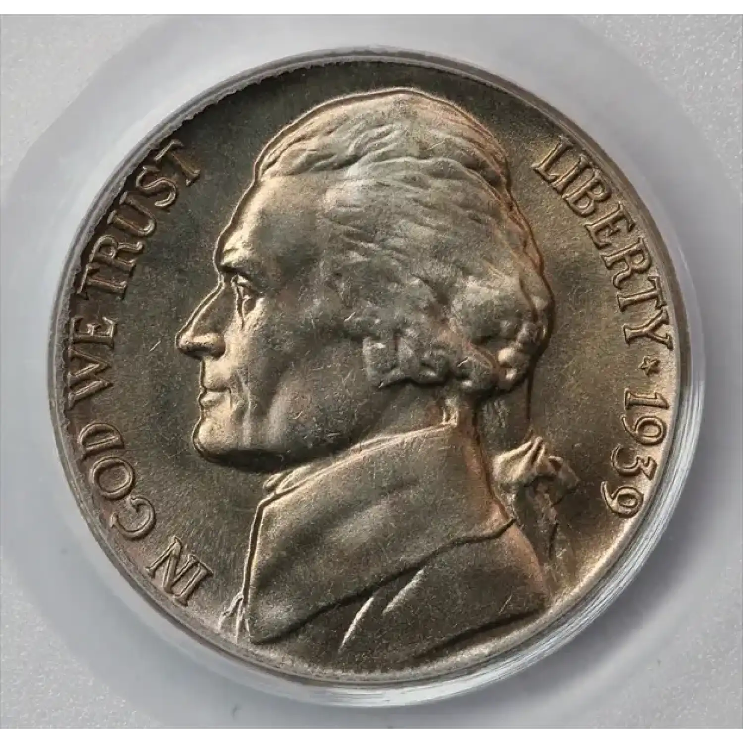 1939 Jefferson Nickel PCGS MS-65 Reverse of 1940