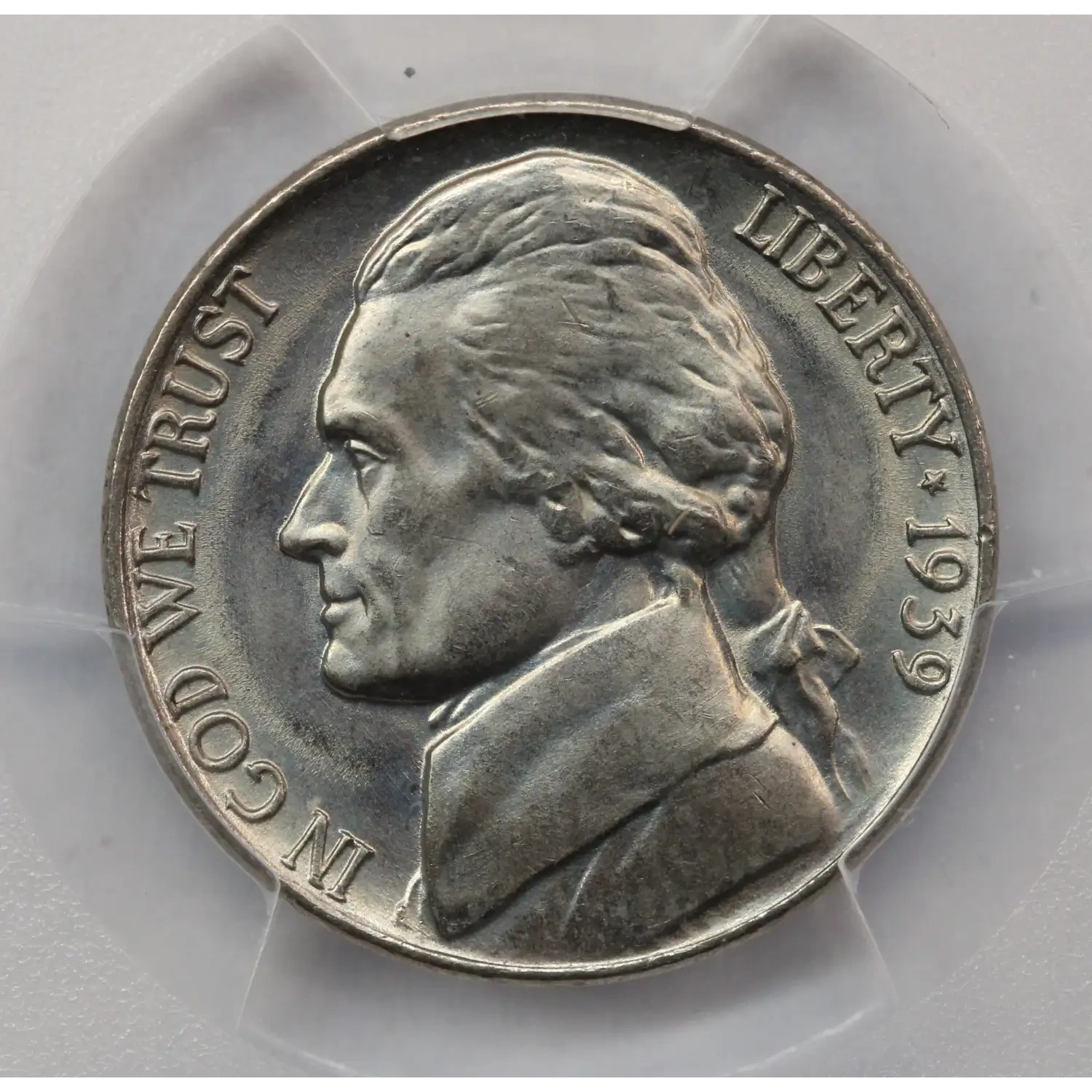 1939 Jefferson Nickel PCGS MS-66 Reverse of 1940