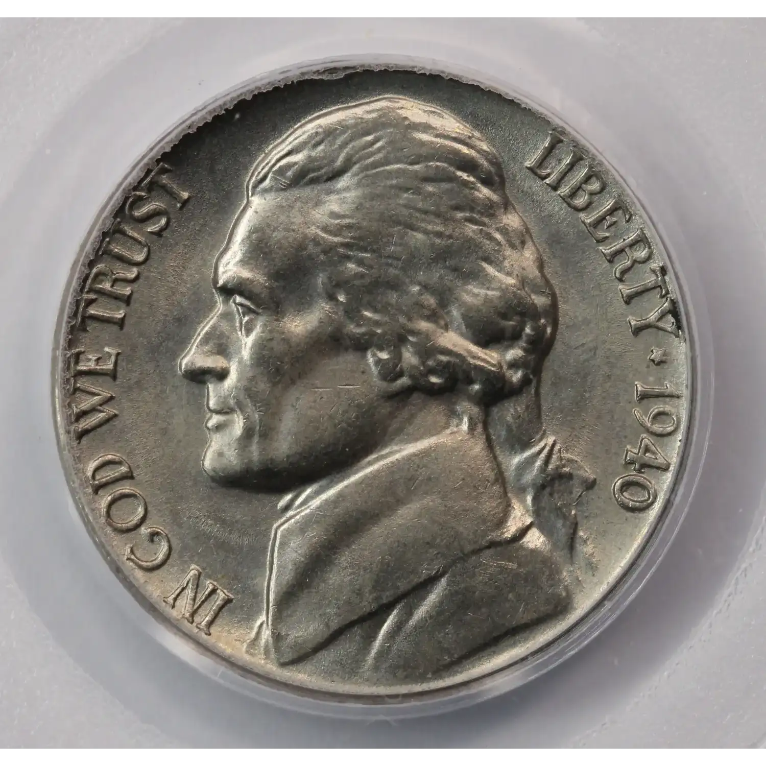 1940 Jefferson Nickel PCGS MS-64 FS