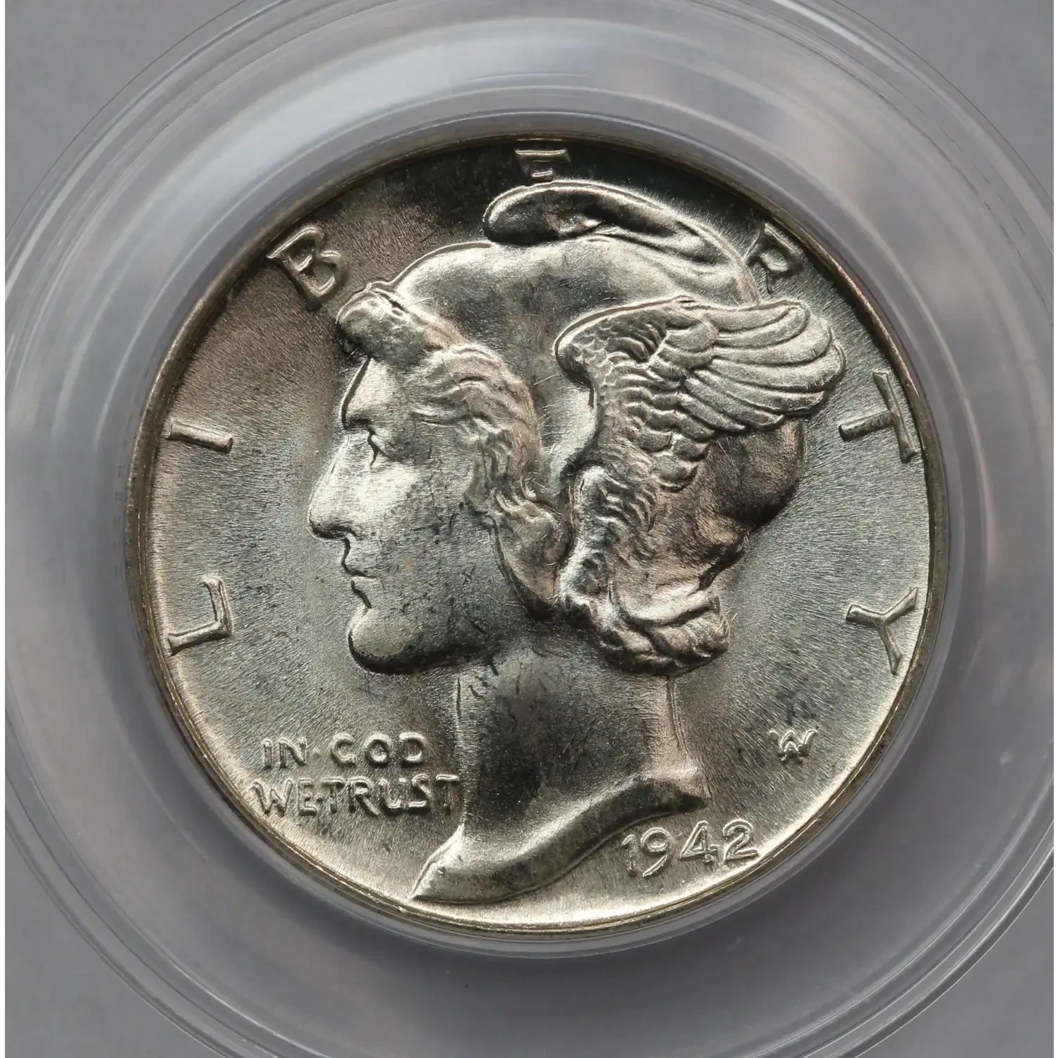 1942-D Mercury Dime PCGS MS-65 FB