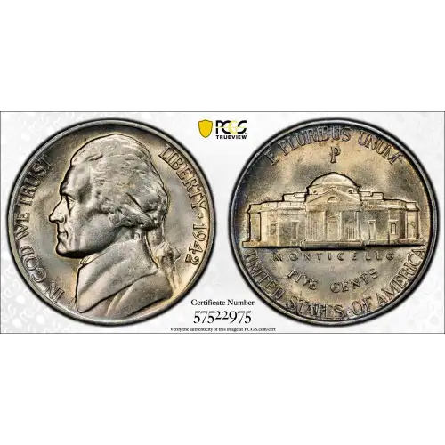 1942-P 5C Silver