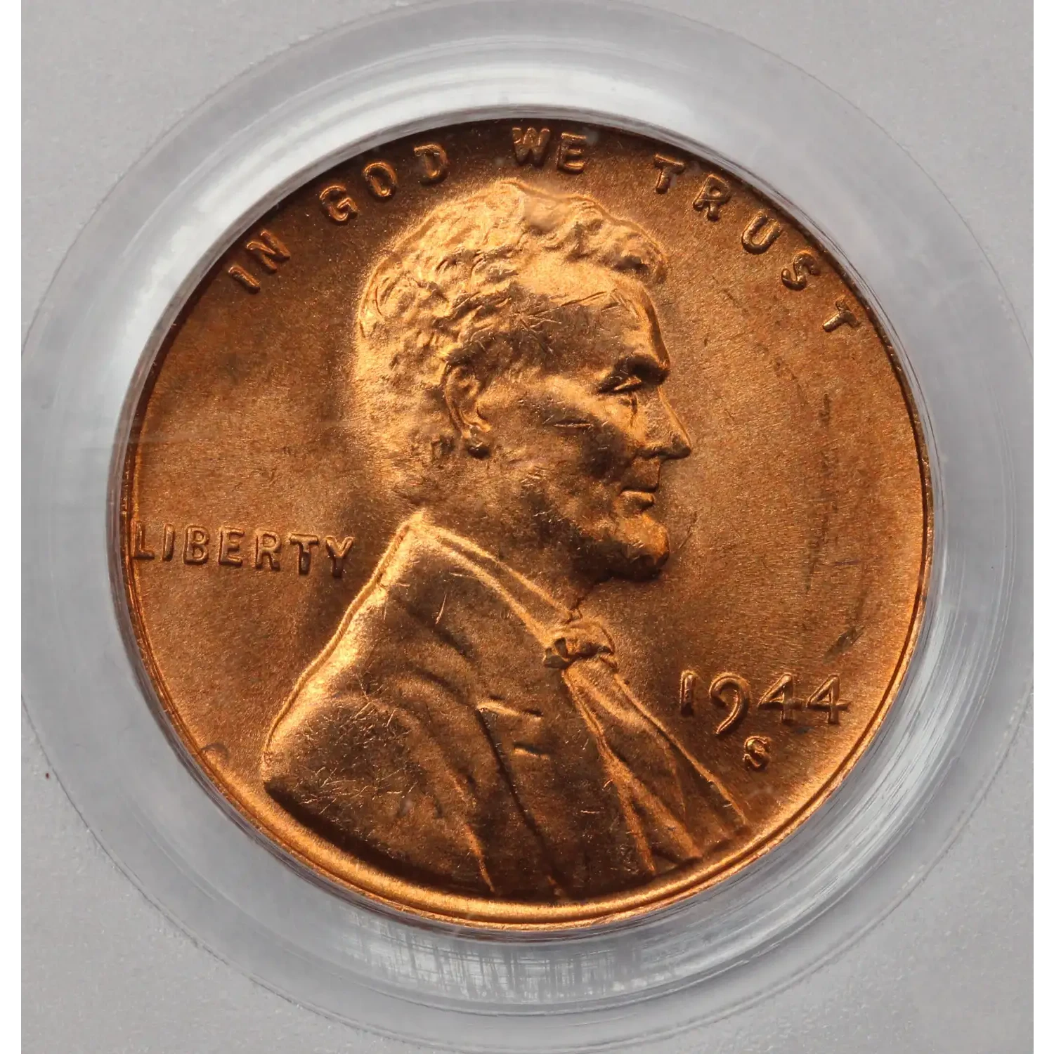 1944-S Lincoln Cent PCGS MS-65 RD