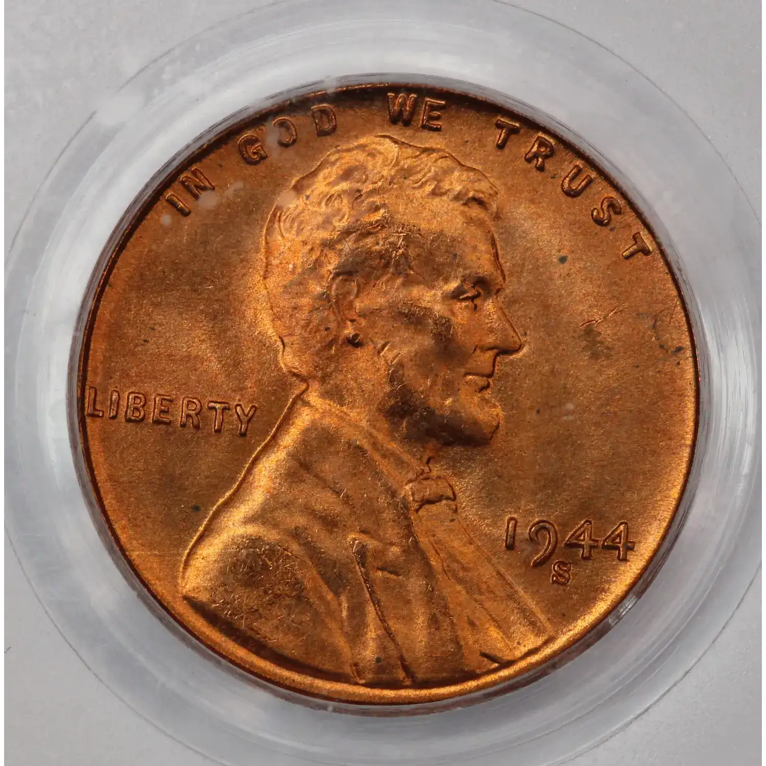 1944-S Lincoln Cent PCGS MS-64 RD