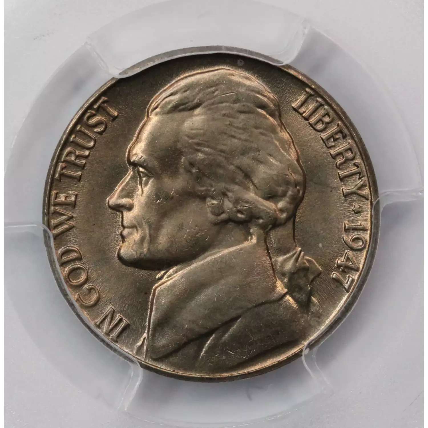 1947-D Jefferson Nickel PCGS MS-65+