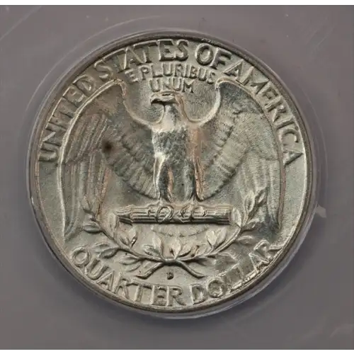 1947-D Washington Quarter ANACS MS62