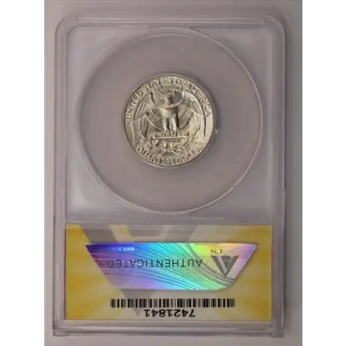 1947-D Washington Quarter ANACS MS62
