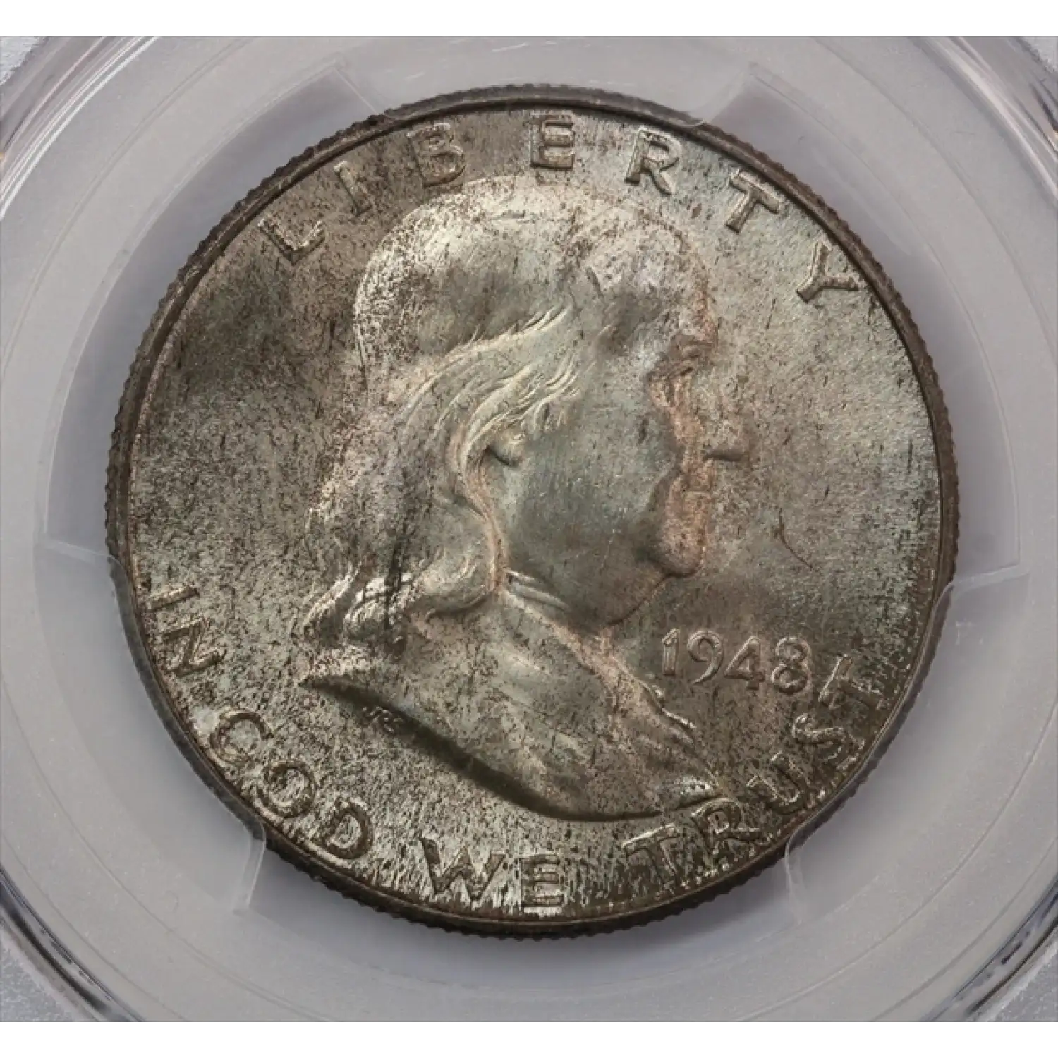 1948-D Franklin Half Dollar PCGS MS-65 FBL