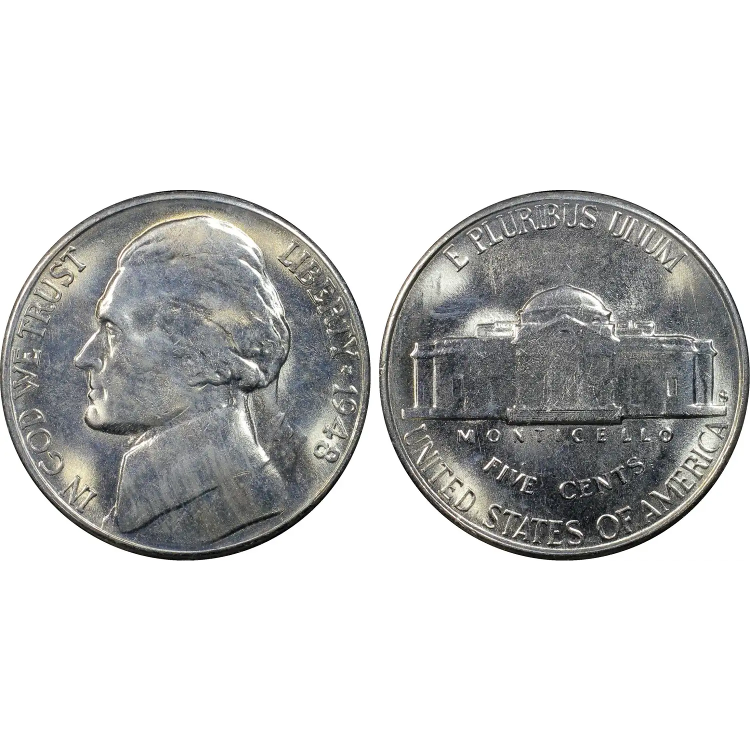 1948-S Jefferson Nickel PCGS MS-65