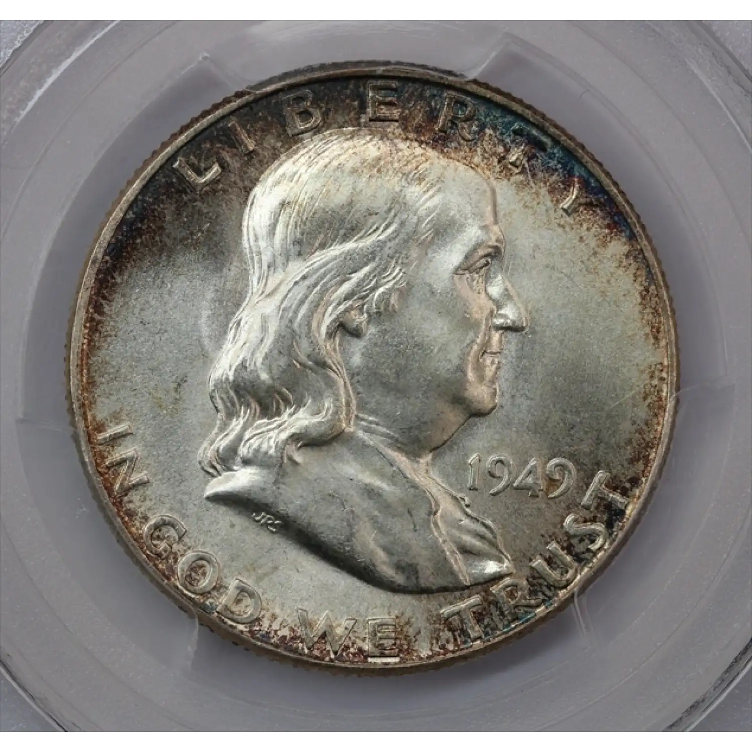 1949 Franklin Half Dollar PCGS MS-65 FBL