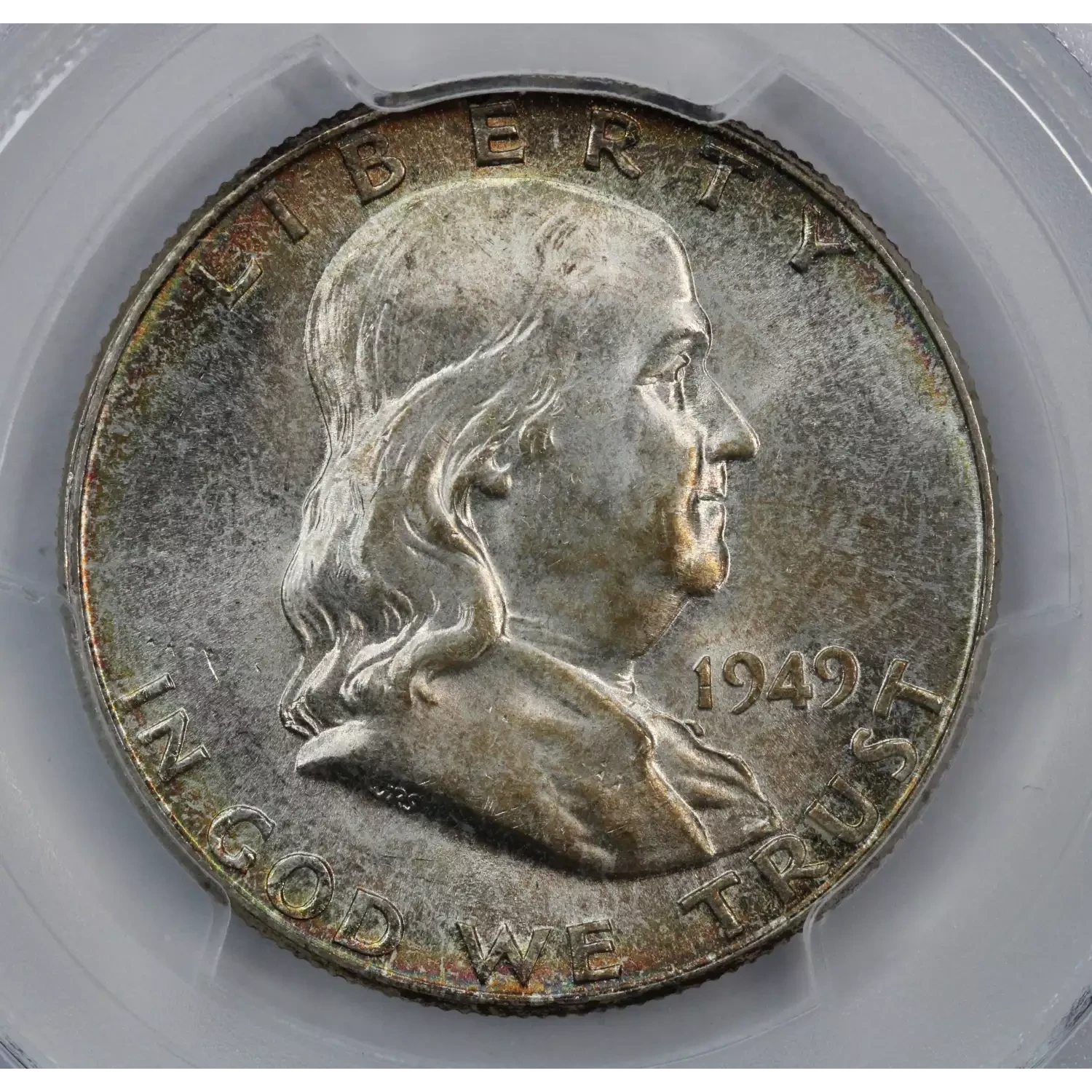 1949 Franklin Half Dollar PCGS MS-64 FBL