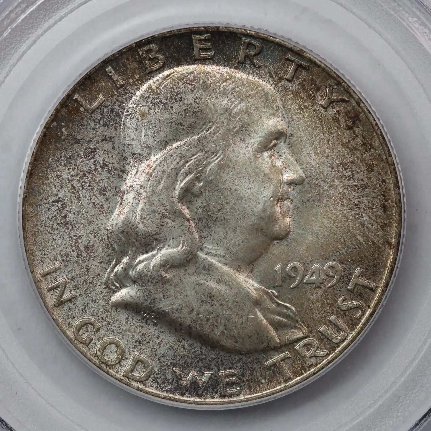 1949 Franklin Half Dollar PCGS MS-65 FBL
