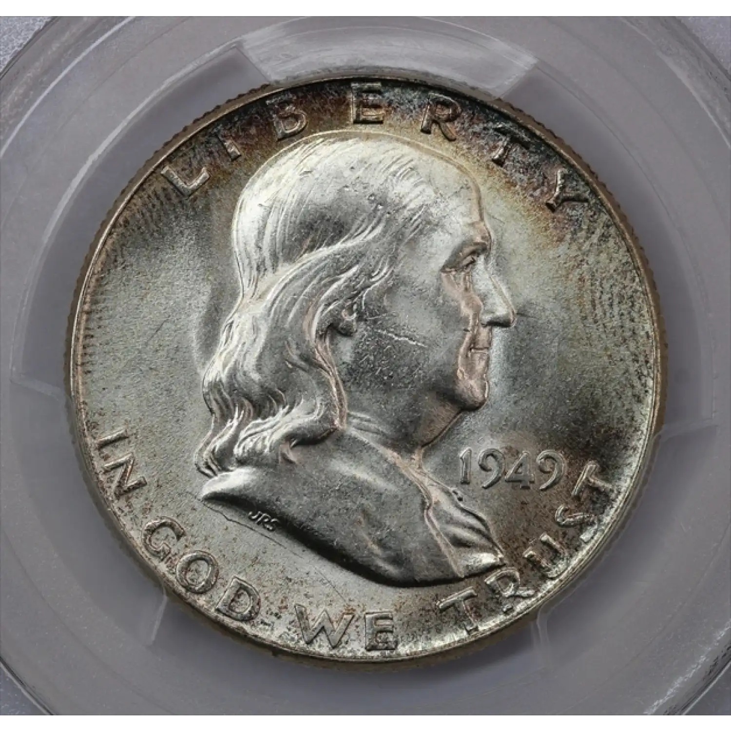 1949 Franklin Half Dollar PCGS MS-63 FBL