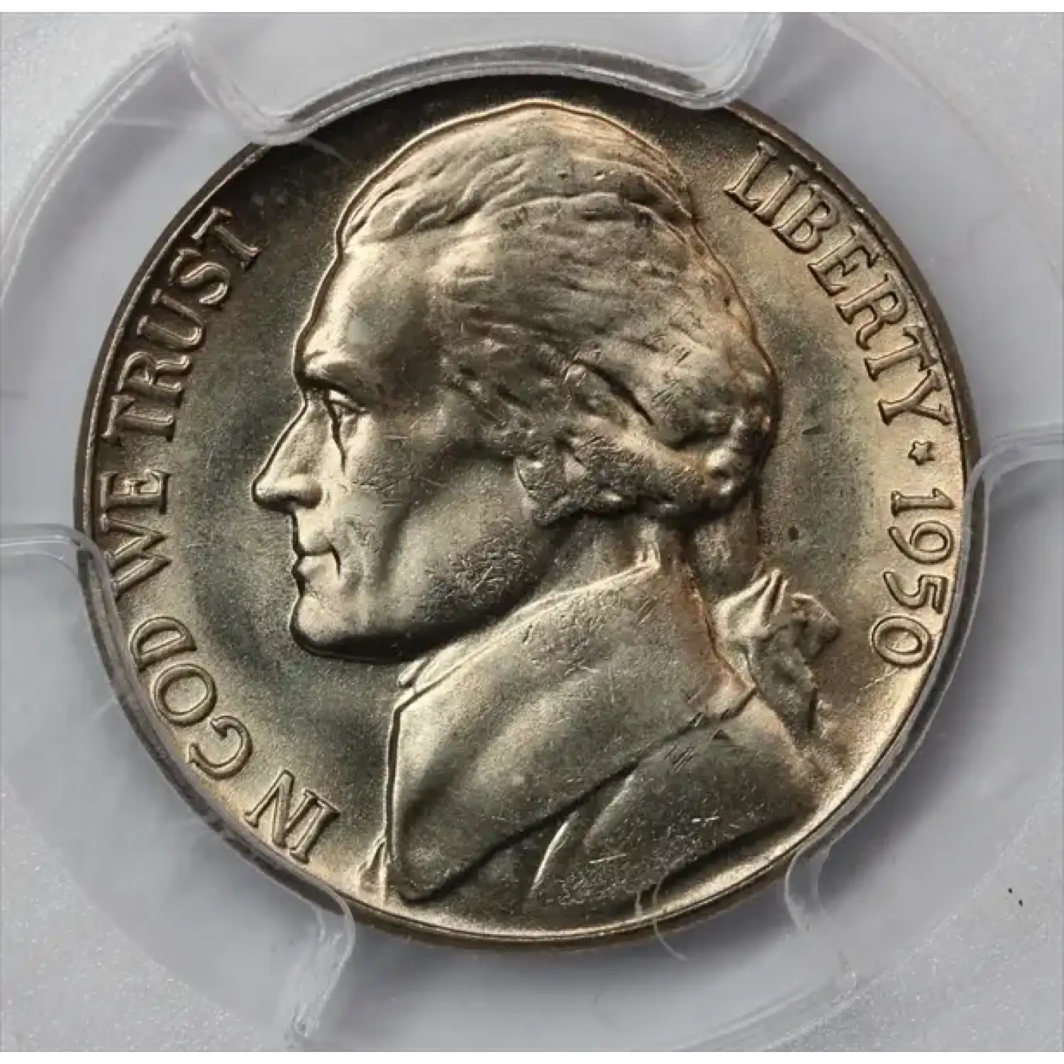 1950 Jefferson Nickel PCGS MS-65