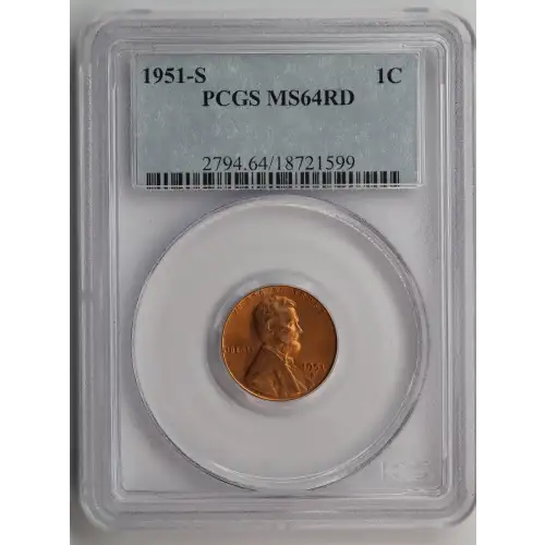 1951-S 1C, RD (2)