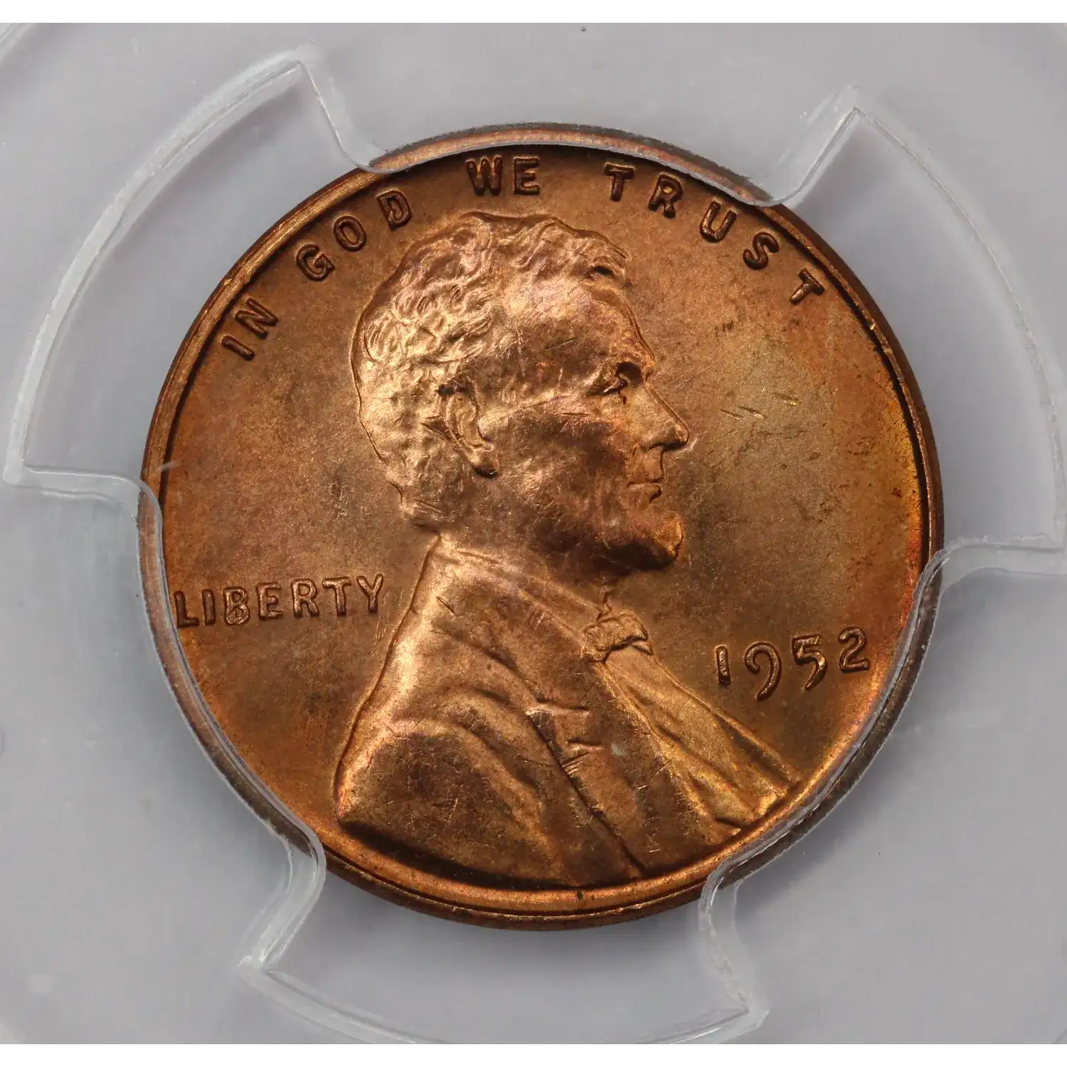 1952 Lincoln Cent PCGS MS-64 RB