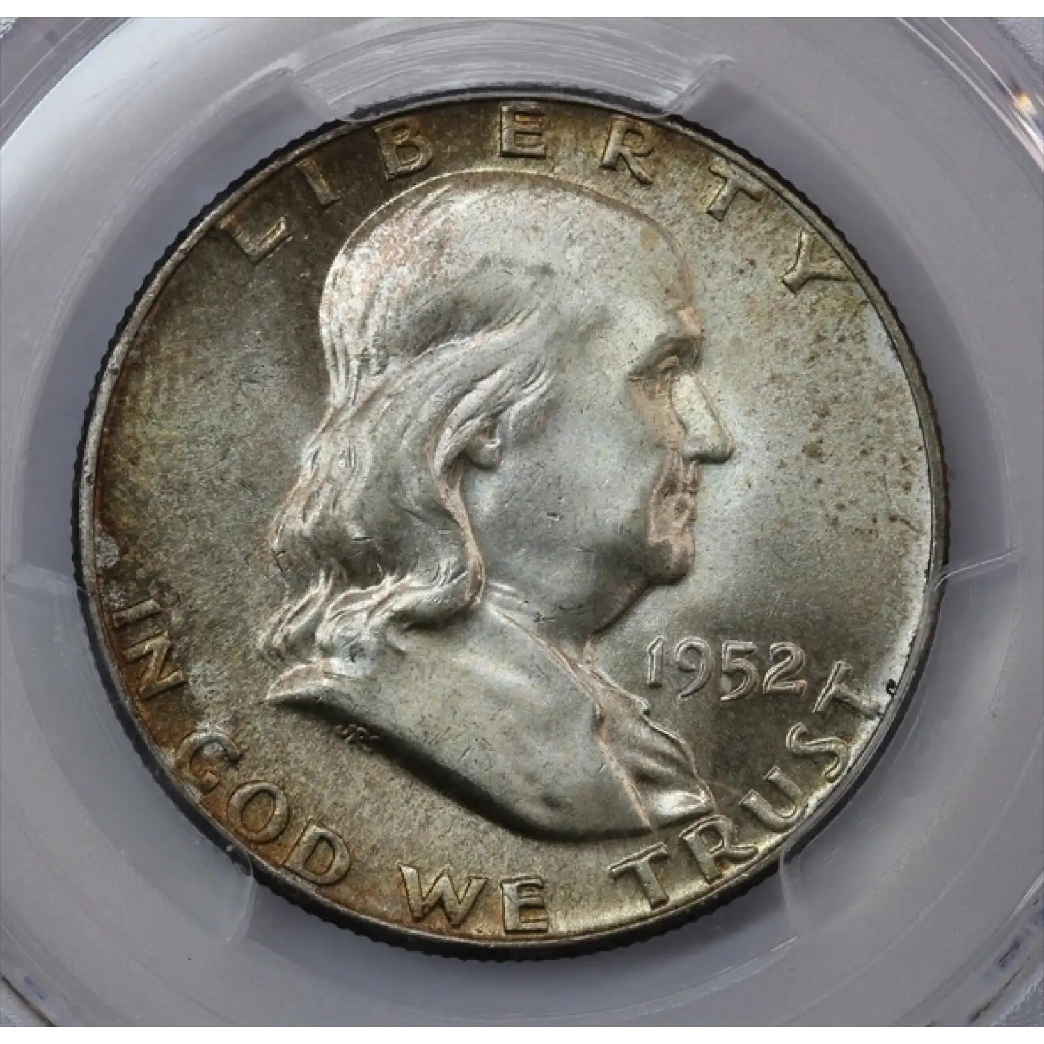 1952 Franklin Half Dollar PCGS MS-64+ FBL