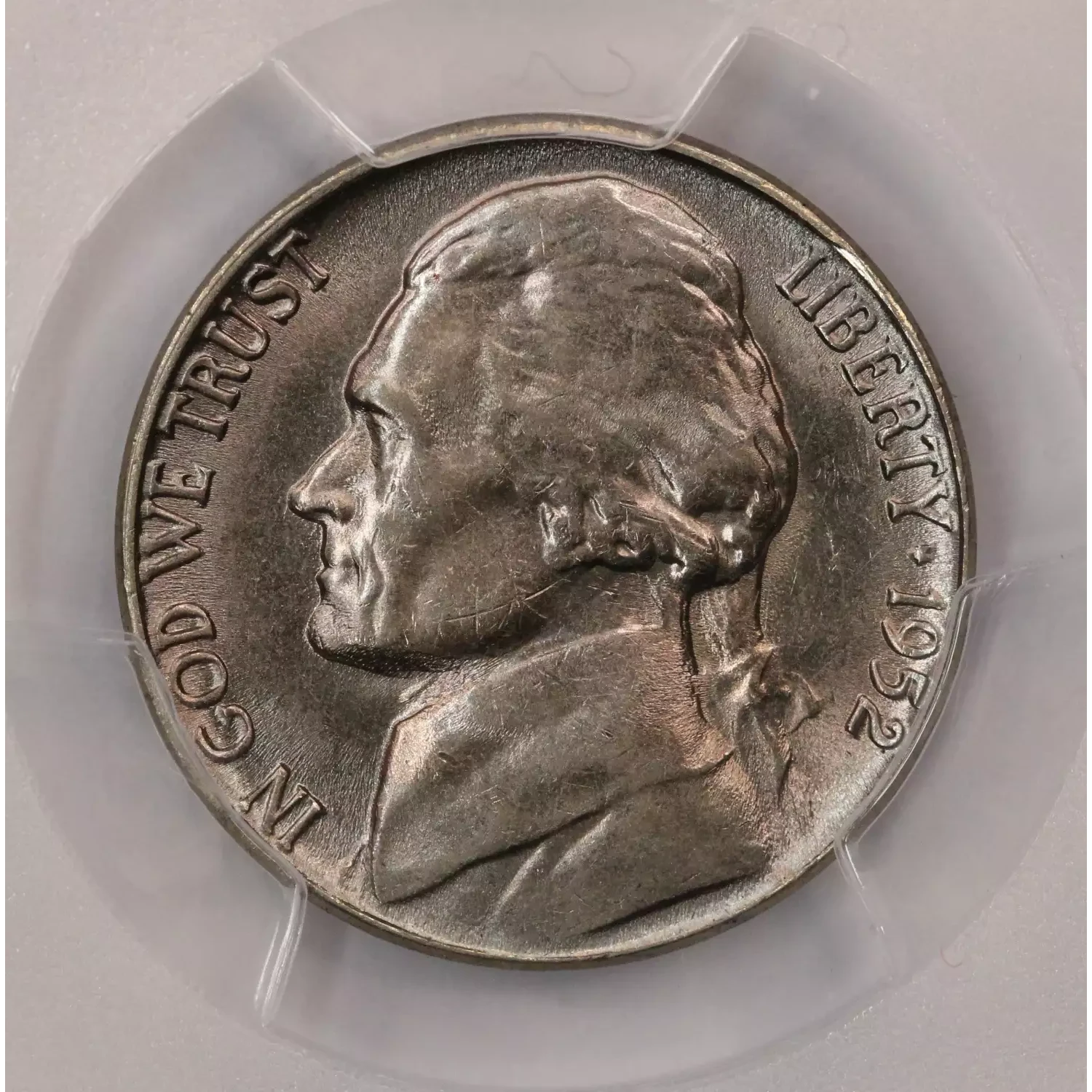 1952 Jefferson Nickel PCGS MS-63