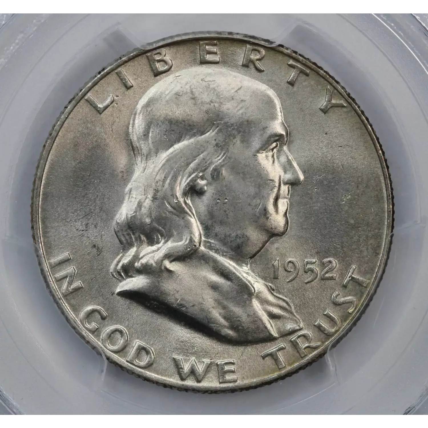 1952-D Franklin Half Dollar PCGS MS-64+