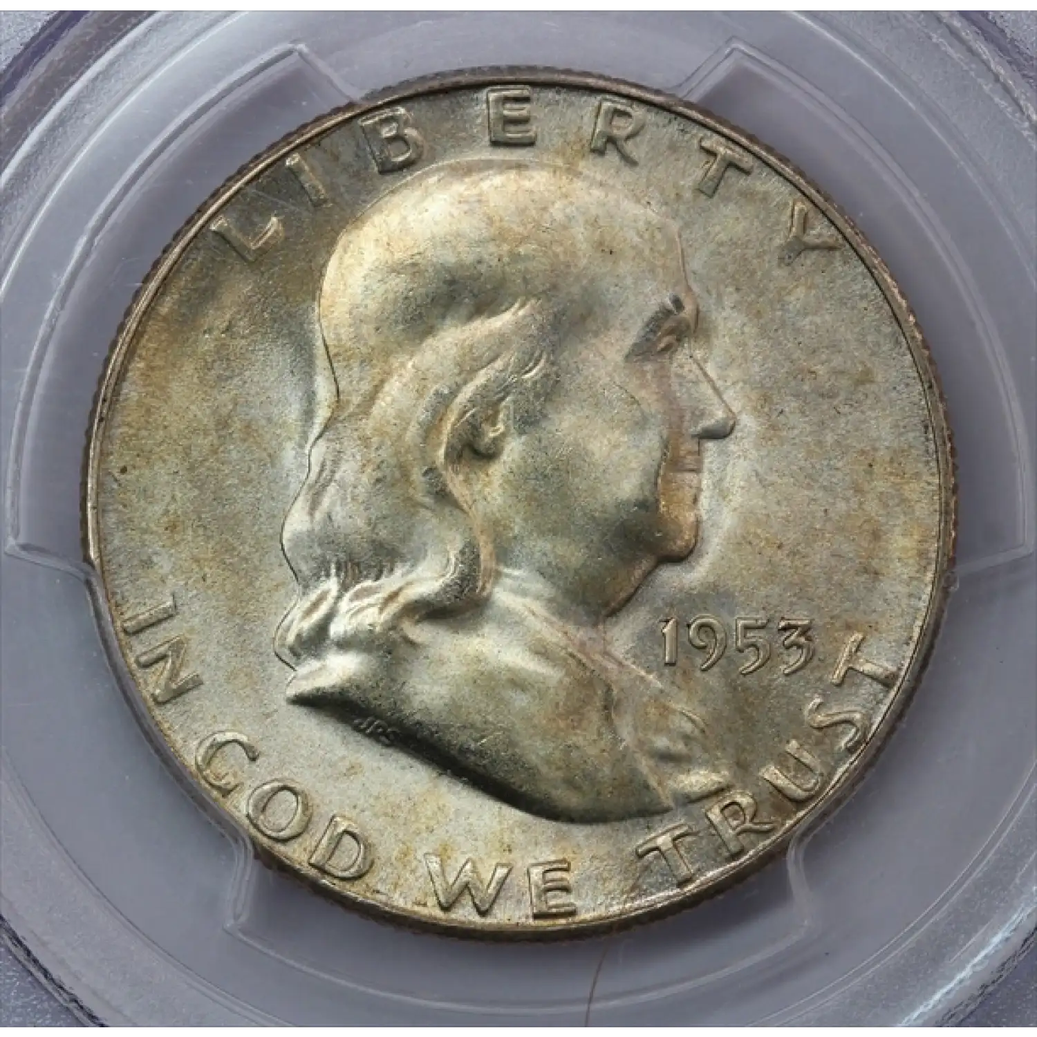 1953-S Franklin Half Dollar PCGS MS-65