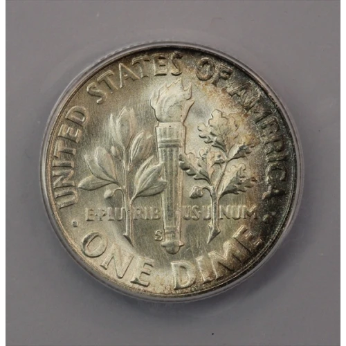 1953-S Roosevelt Dime ANACS MS65FB (2)
