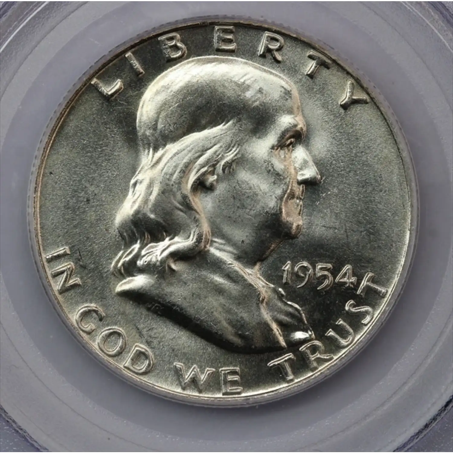 1954-D Franklin Half Dollar PCGS MS-64 FBL
