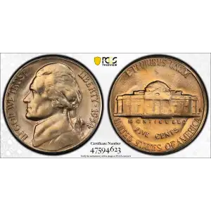 1954-S/D 5C Overmintmark FS-501