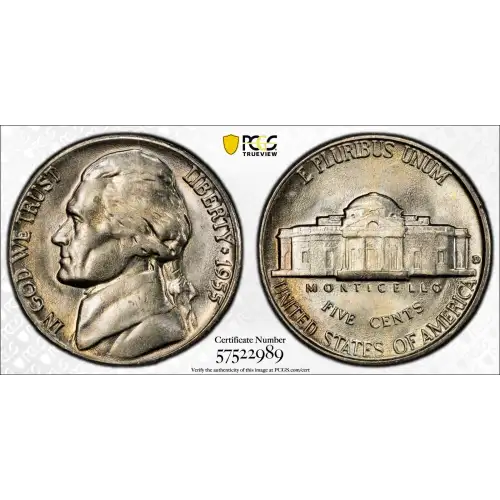 1955-D/S 5C Overmintmark, FS-501