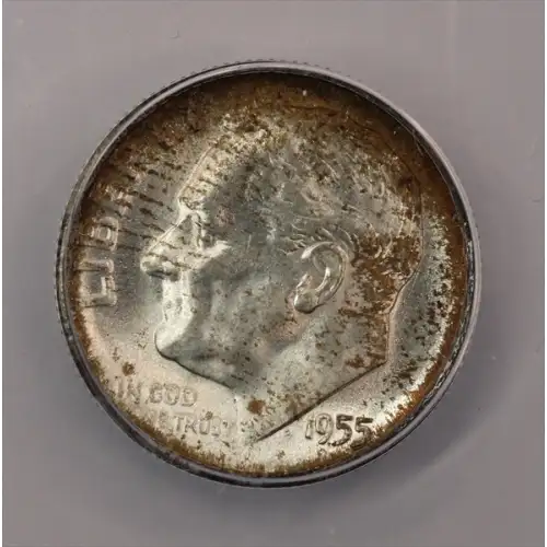 1955-S Roosevelt Dime ANACS MS65