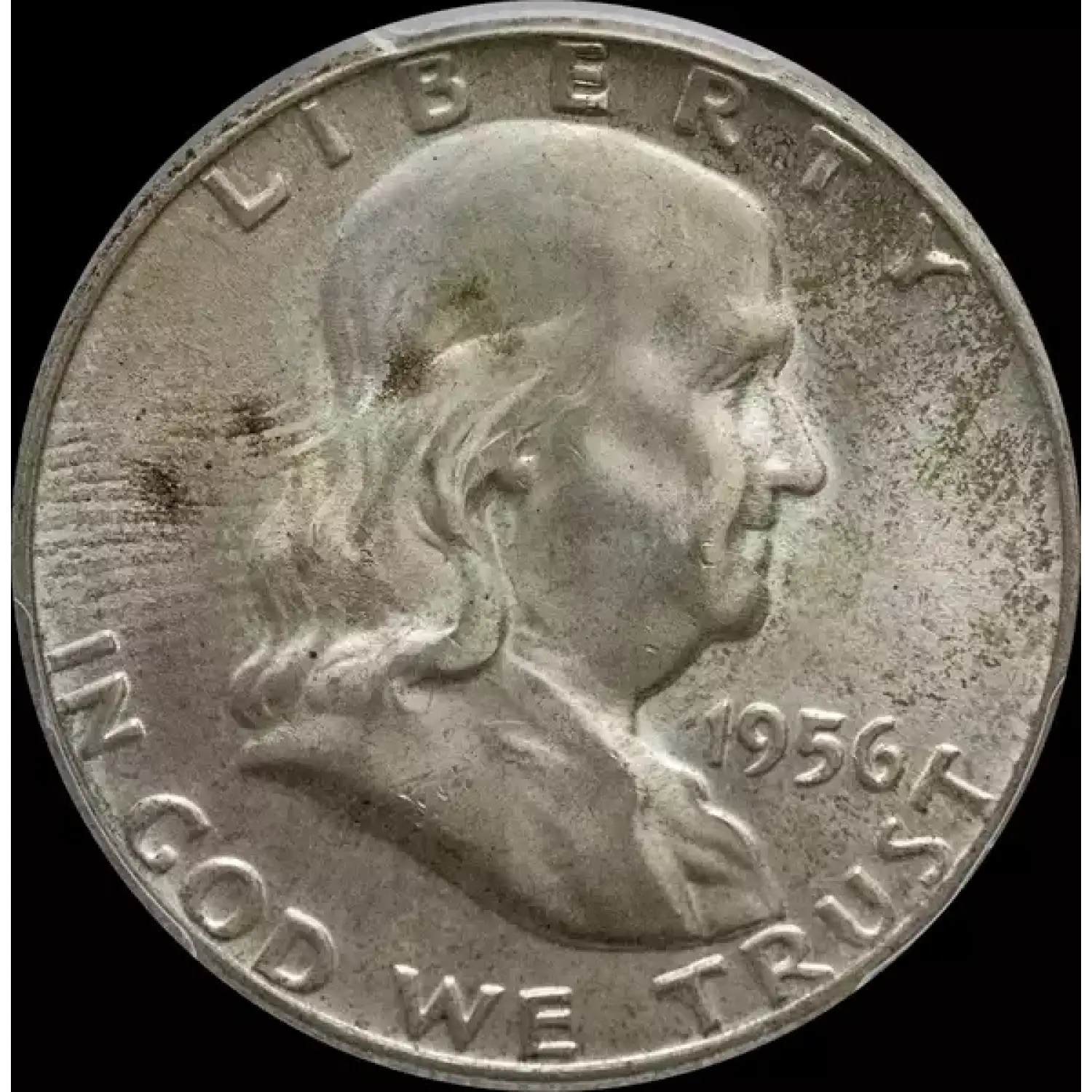 1956 Franklin Half Dollar PCGS MS-64 FBL