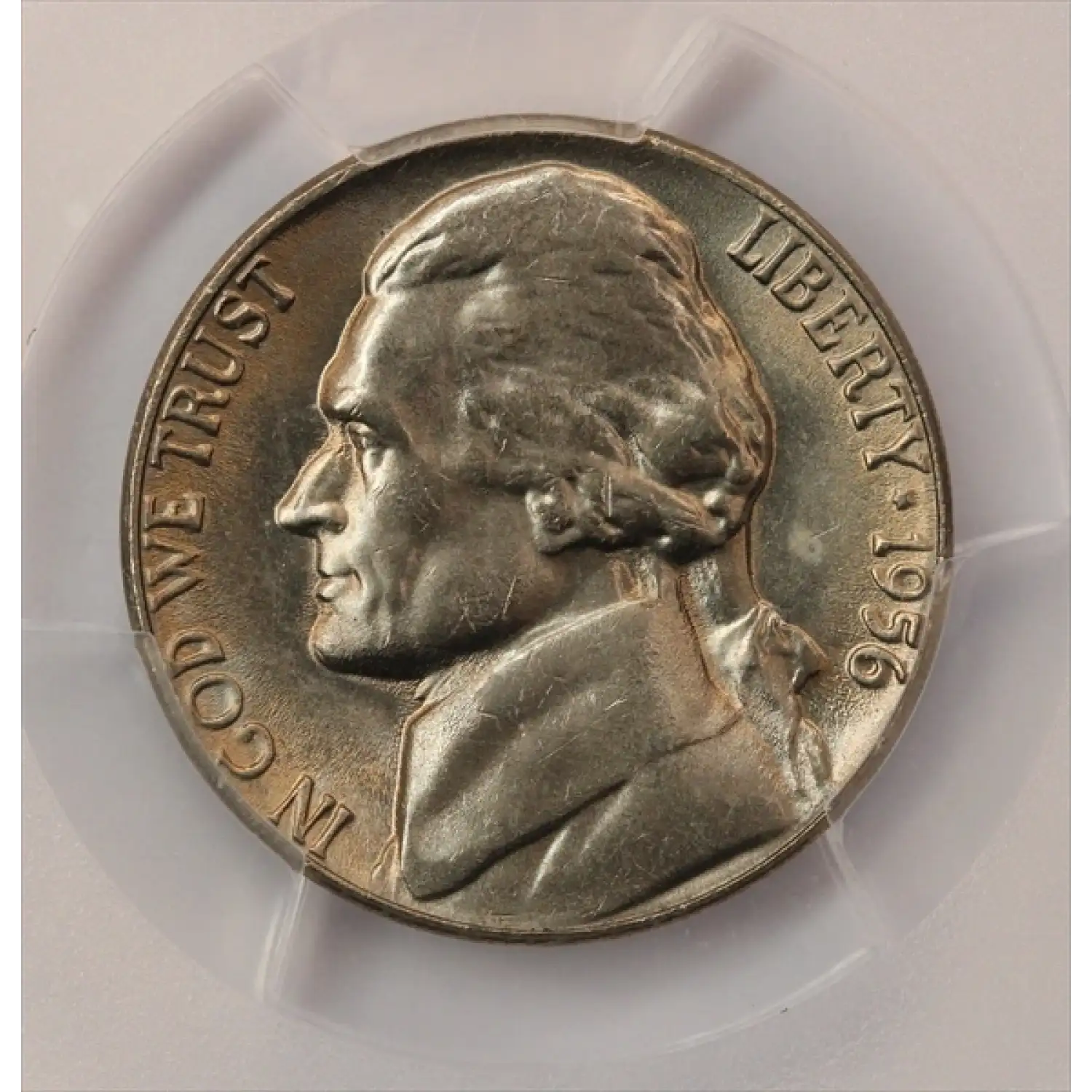 1956 Jefferson Nickel PCGS MS-66