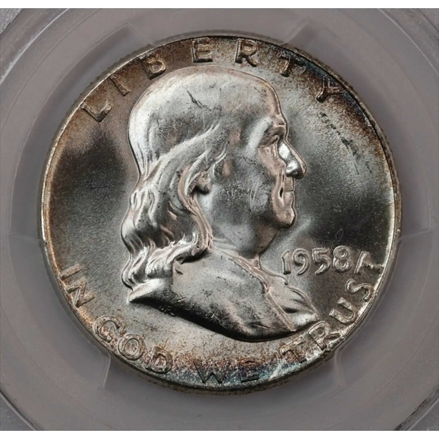 1958 Franklin Half Dollar PCGS MS-65